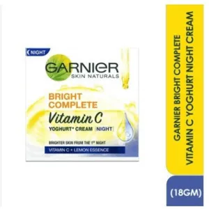 Garnier Bright Complete Vitamin C Yoghurt Cream Night 18gm